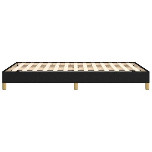Sengeramme uden madras Sort 120x200 cm Stof