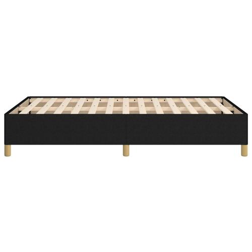 Sengeramme uden madras Sort 120x200 cm Stof