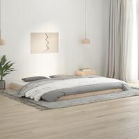 Sengeramme 200x200 cm massivt fyrretræ