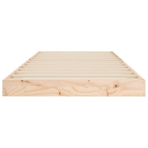 Sengeramme 75x190 cm massivt fyrretræ