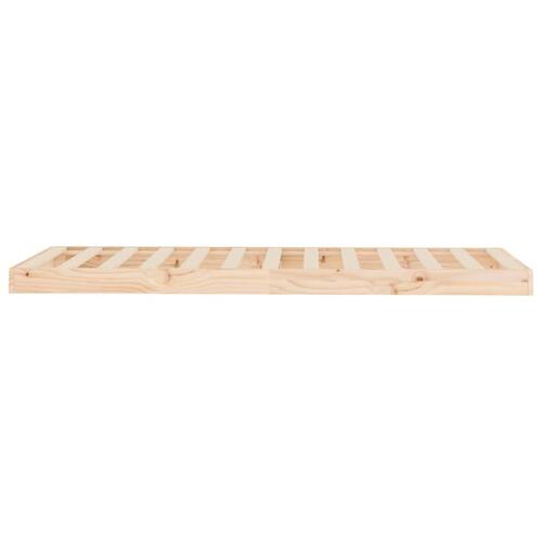 Sengeramme 75x190 cm massivt fyrretræ