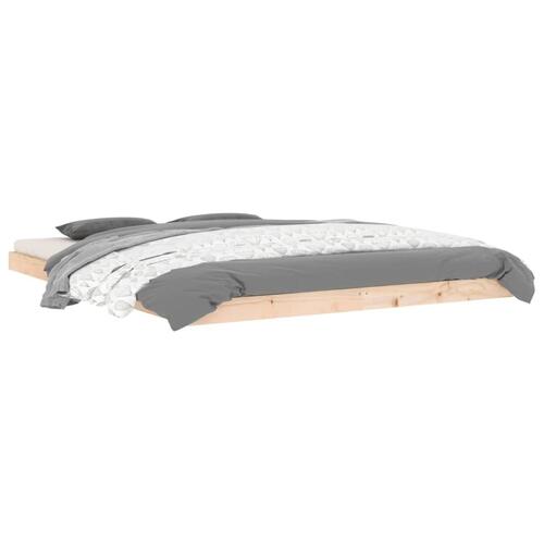 Sengeramme 150x200 cm massivt fyrretræ