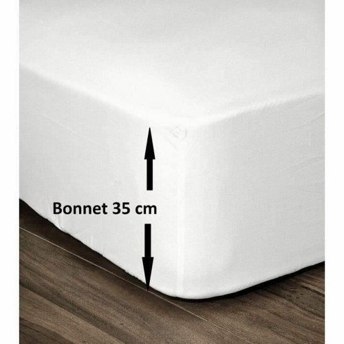 Faconsyet lagen Lovely Home - hvid, dobbeltseng 140 x 190 cm
