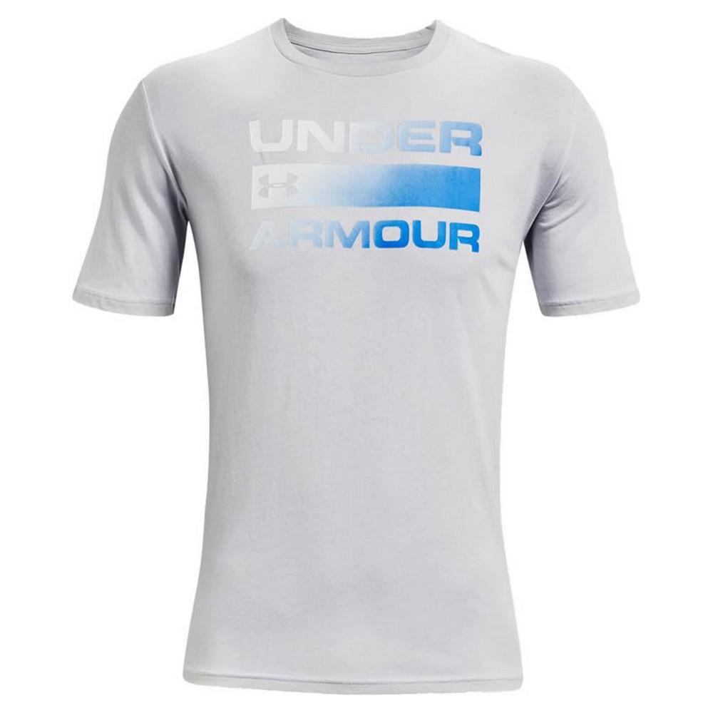 Kortærmet T-shirt til Mænd Under Armour Team Issue Lysegrå XL