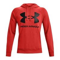 Hættetrøje til Mænd Under Armour Fleece Rival Rød S