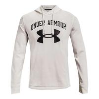 Hættetrøje til Mænd Under Armour Rival Fleece Big Logo Hvid L