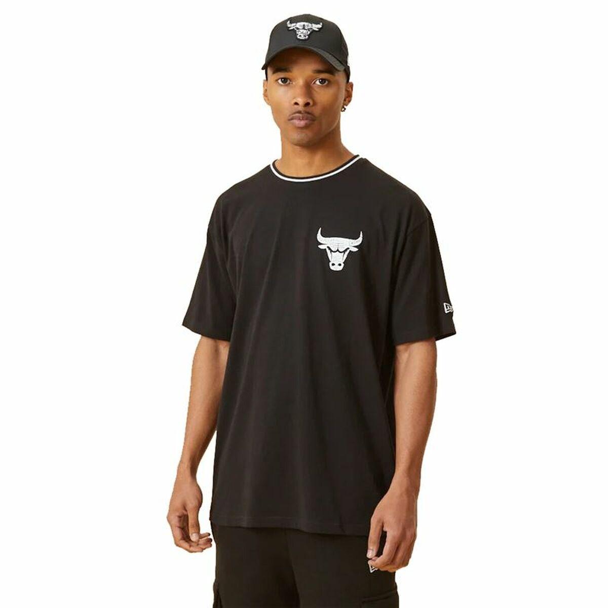 Kortærmet T-shirt til Mænd New Era Chicago Bulls Sort L