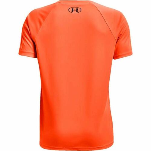 Kortærmet T-shirt til Børn Under Armour Orange 8 år
