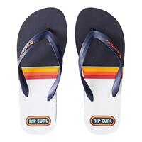 Klipklappere til mænd Rip Curl Revival Strip Sort Hvid 41