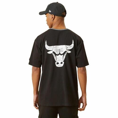 Kortærmet T-shirt til Mænd New Era Chicago Bulls Sort S