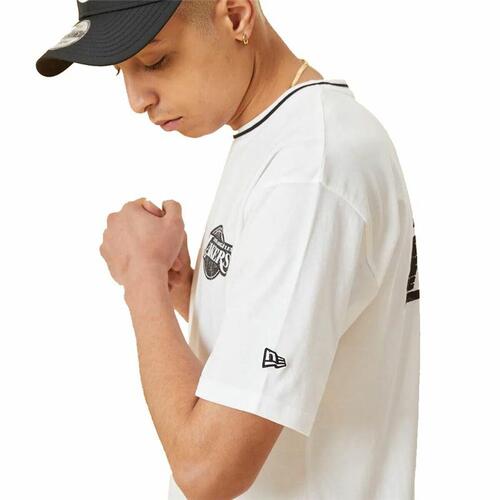 Kortærmet T-shirt til Mænd New Era Lakers Hvid S