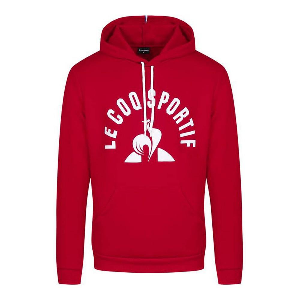 Hættetrøje til Mænd Le coq sportif Saison 2 Rød L