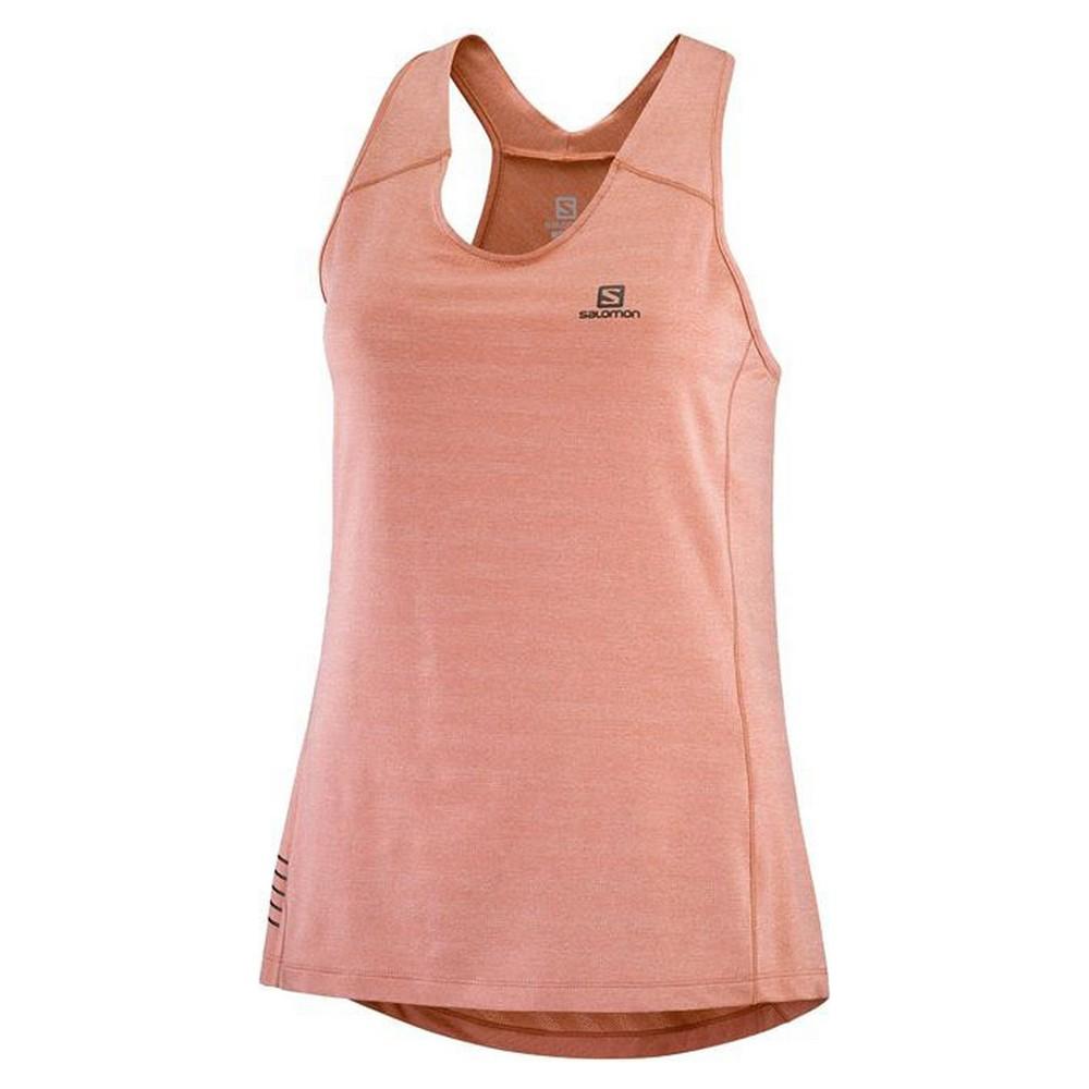 Tank top kvinder Salomon XA Tank Brick Dust Pink S