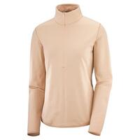 Sportsjakke til damer Salomon Outrack Half Zip Mid Pink S