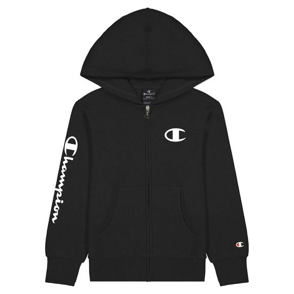 Sportsjakke til Mænd Champion Full Zip Logo Boy Sort