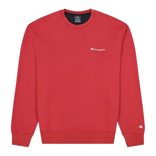 Sweatshirt til Børn Champion Spliced Script Logo Rød 15-16 år