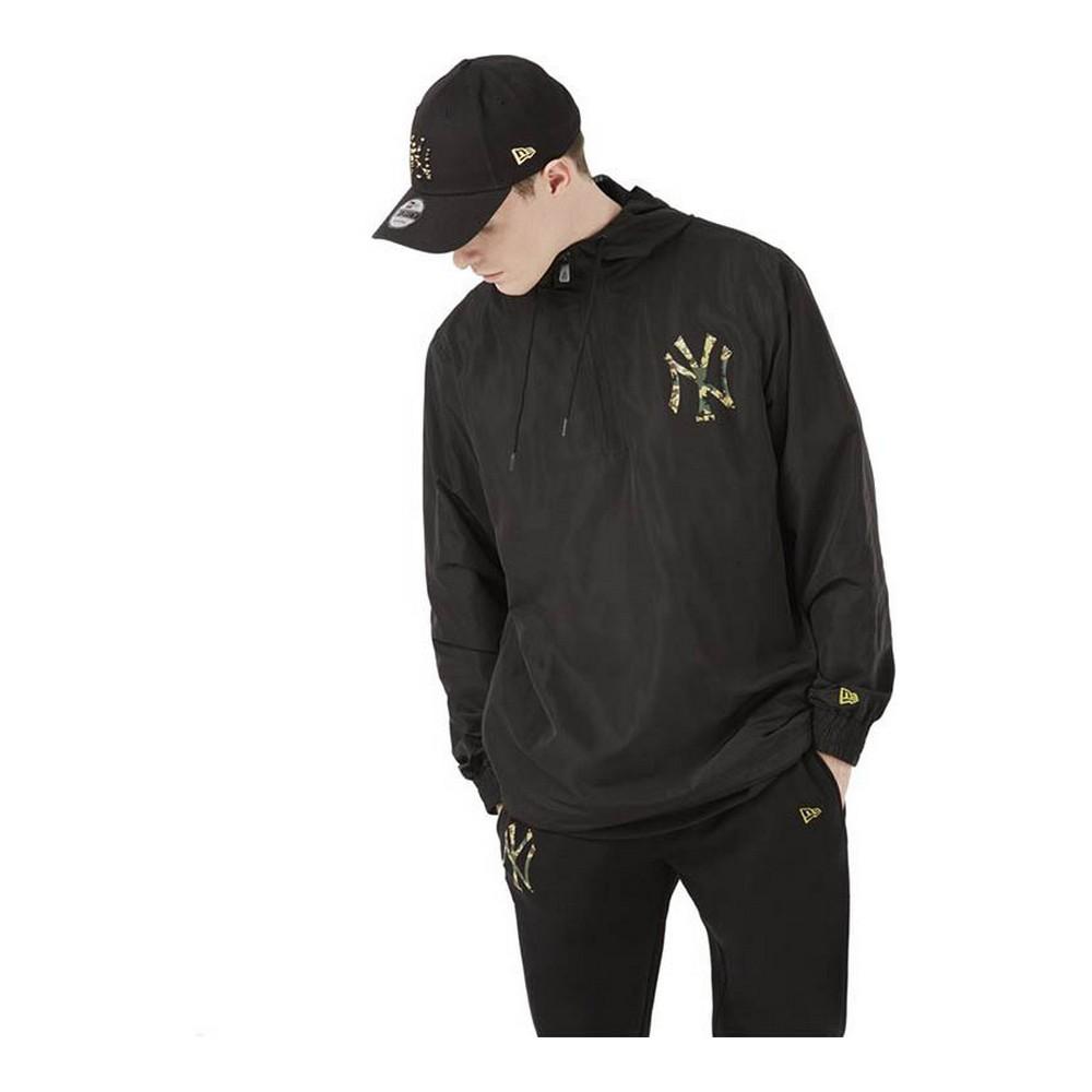 Vindblæser Jakke New Era NYY Sort XL