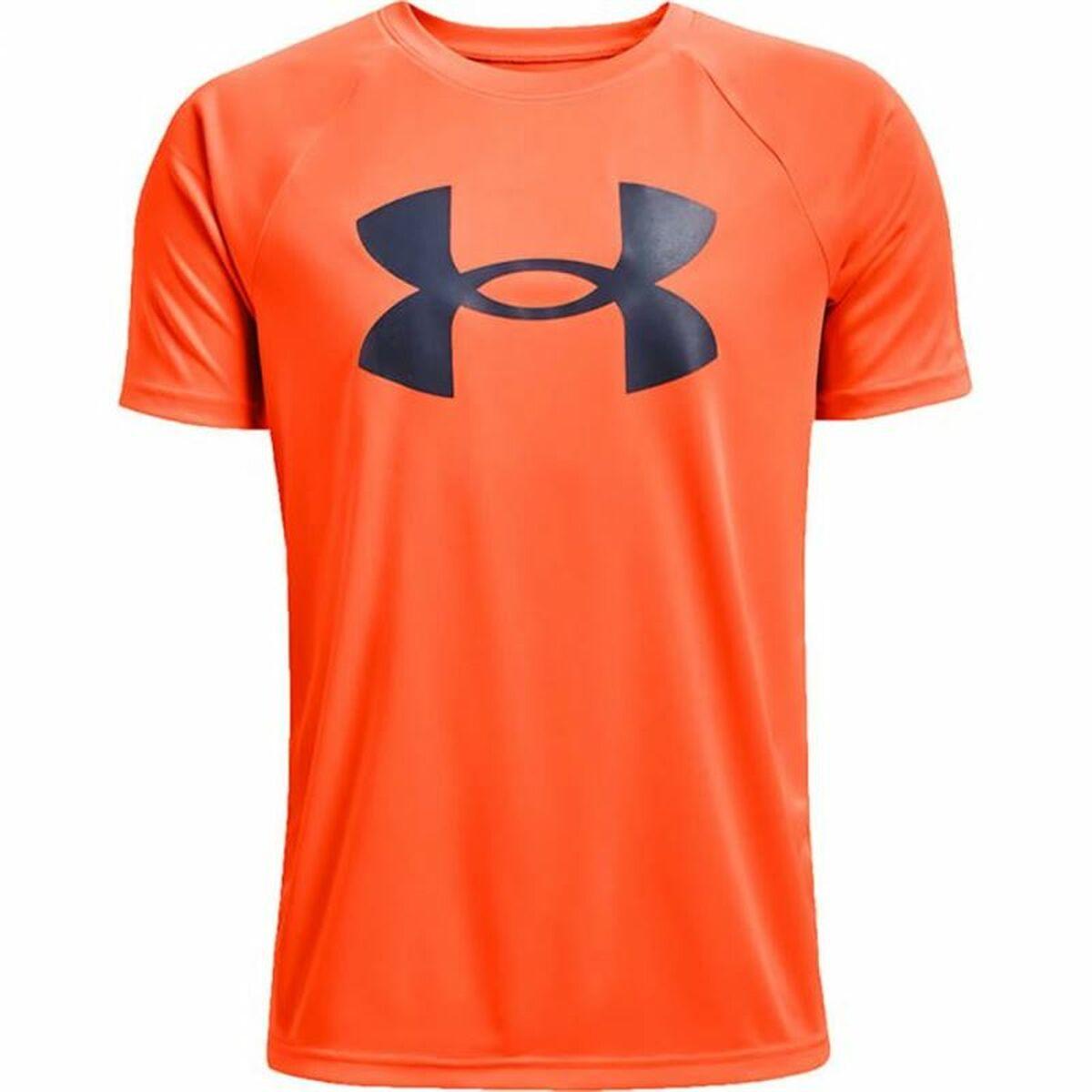 Kortærmet T-shirt til Børn Under Armour Orange 7 år