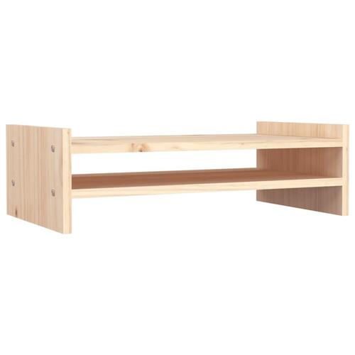 Skærmholder 50x27x15 cm massivt fyrretræ