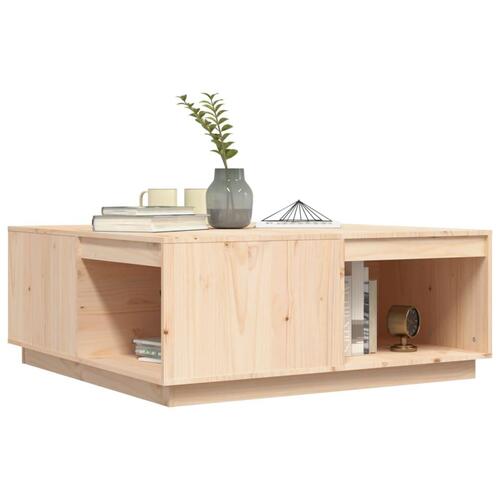 Sofabord 100x101x40,5 cm massivt fyrretræ