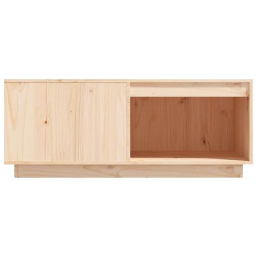 Sofabord 100x101x40,5 cm massivt fyrretræ