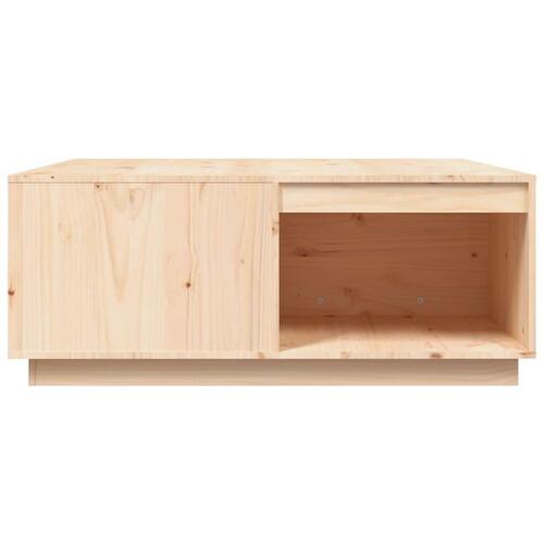 Sofabord 100x101x40,5 cm massivt fyrretræ