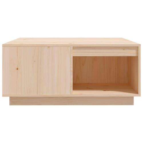 Sofabord 80x81x36,5 cm massivt fyrretræ