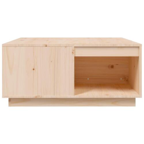 Sofabord 80x81x36,5 cm massivt fyrretræ