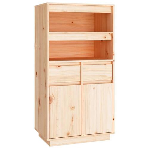 Højskab 60x40x116,5 cm massivt fyrretræ