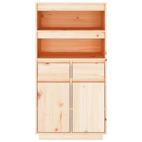 Højskab 60x40x116,5 cm massivt fyrretræ