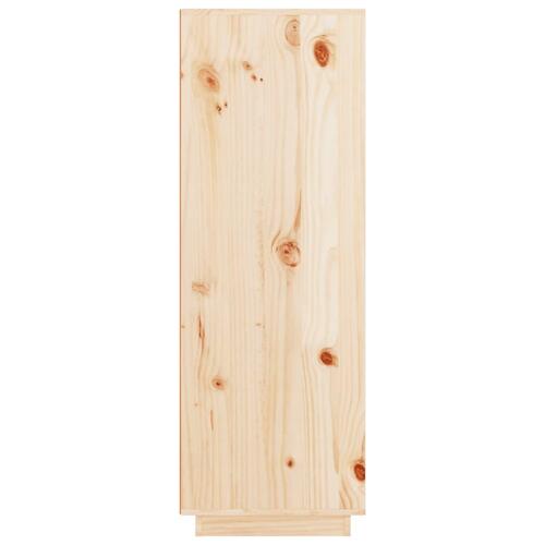 Højskab 89x40x116,5 cm massivt fyrretræ