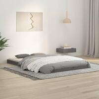 Sengeramme 120x190 cm Small Double massivt fyrretræ grå