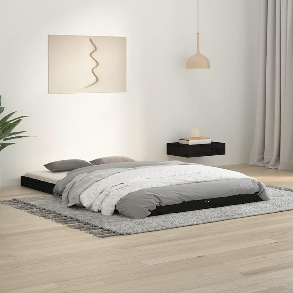 Sengeramme 120x190 cm massivt fyrretræ sprt