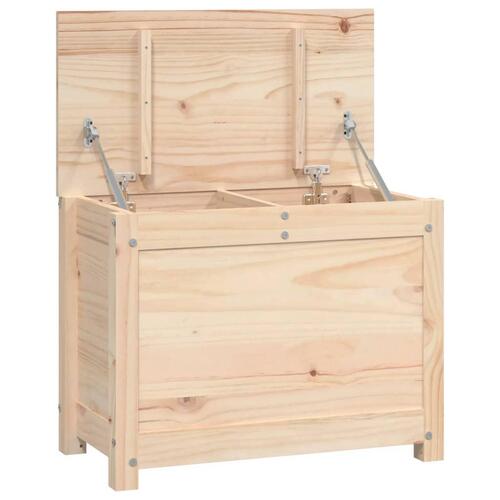 Opbevaringskasse 60x32x45,5 cm massivt fyrretræ