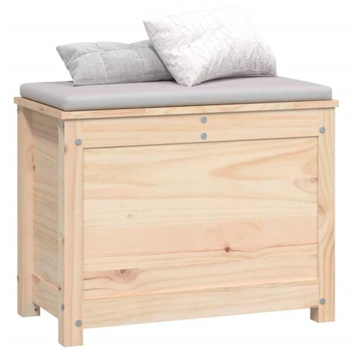 Opbevaringskasse 60x32x45,5 cm massivt fyrretræ