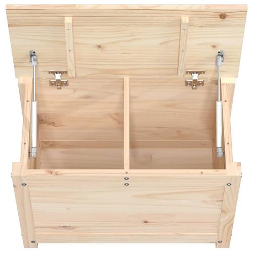 Opbevaringskasse 60x32x45,5 cm massivt fyrretræ