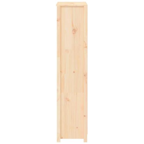 Højskab 80x35x154 cm massivt fyrretræ