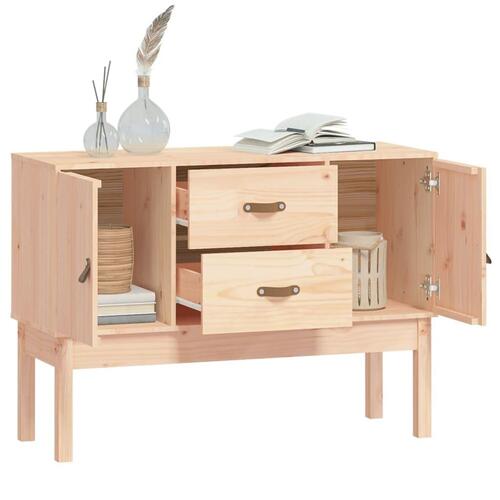 Skænk 110x40x78 cm massivt fyrretræ