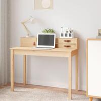 Skrivebord 110x50x93 cm massivt fyrretræ