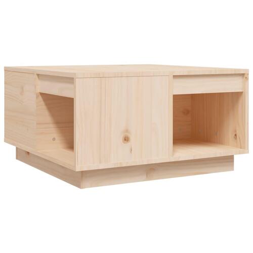 Sofabord 60x61x32,5 cm massivt fyrretræ