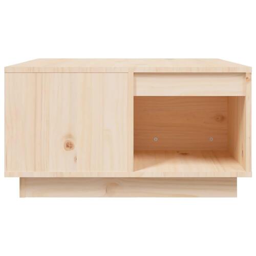 Sofabord 60x61x32,5 cm massivt fyrretræ