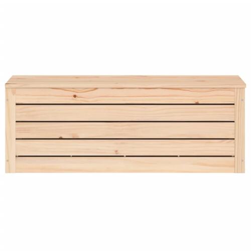 Opbevaringskasse 89x36,5x33 cm massivt fyrretræ