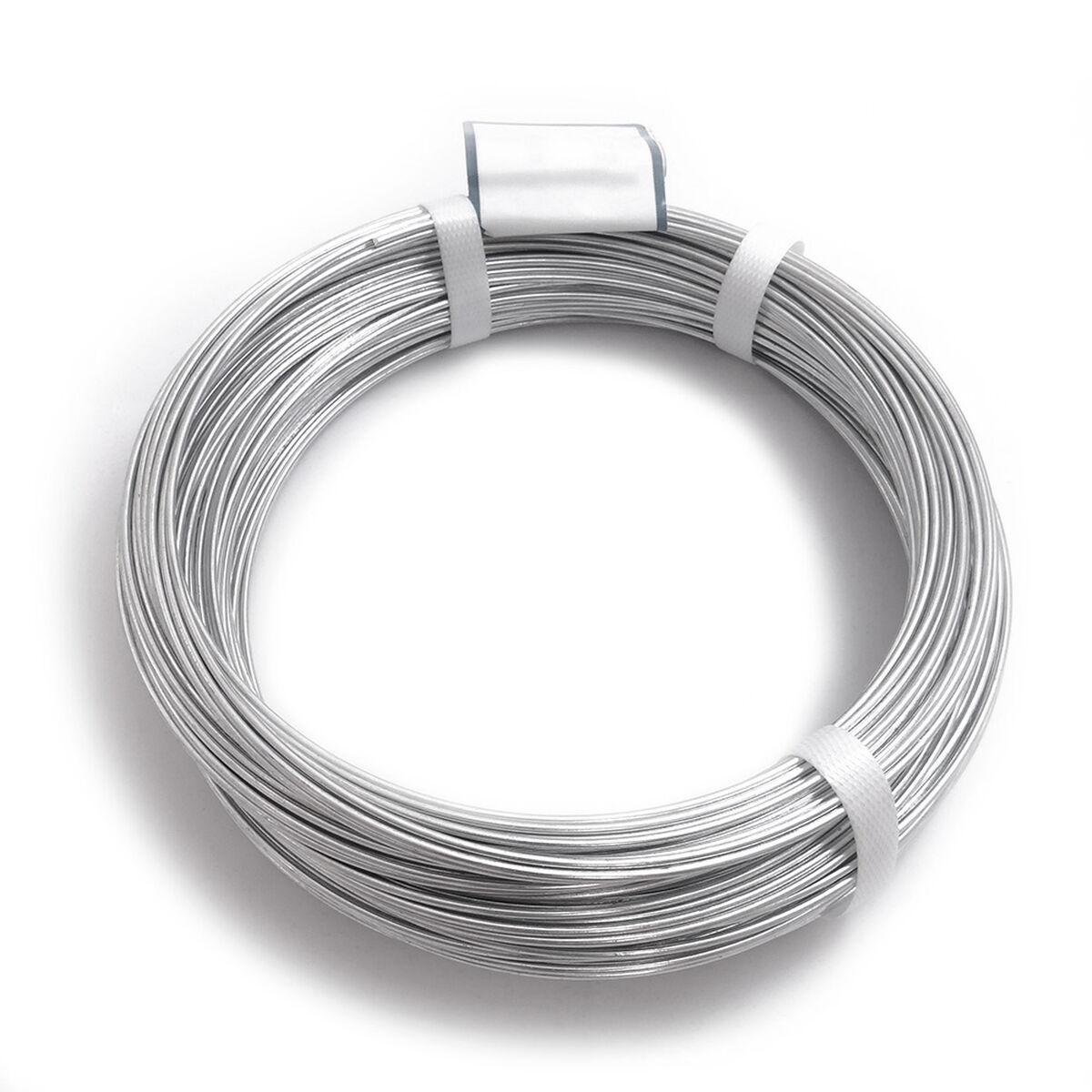 Filomat wirespole - kabeltræk i stål, 2,2 mm, sølv