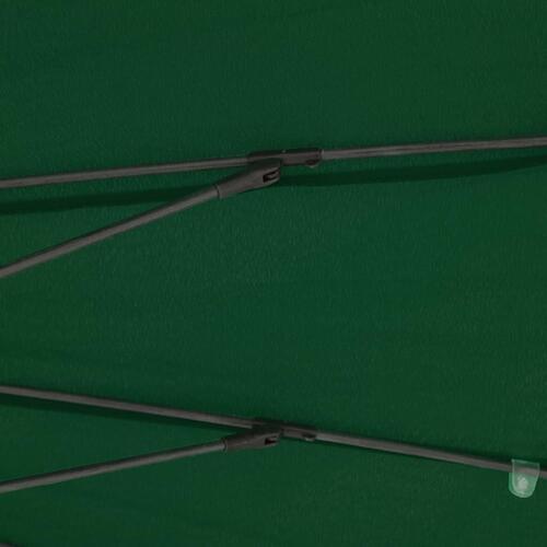Udendørs parasol med aluminiumsstang 270 cm grøn
