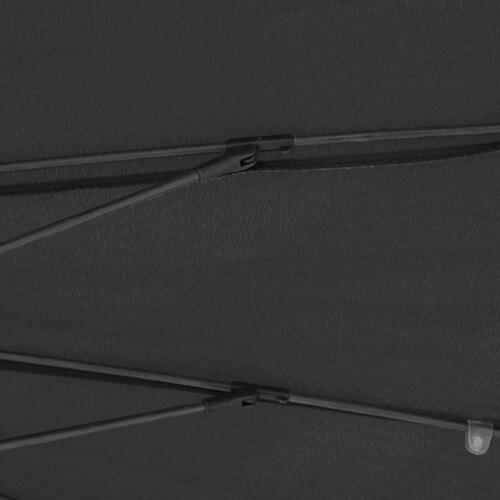 Parasol med aluminiumstang 270 cm antracitgrå