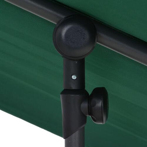 Parasol med aluminiumsstang 2x1,5 m grøn