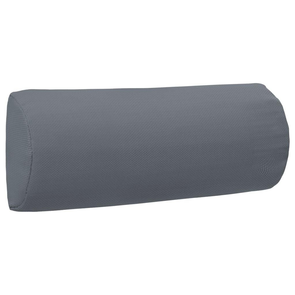 Nakkestøtte til havestol 40x7,5x15 cm textilene grå