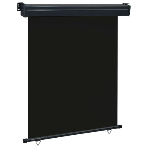 Sidemarkise til altan 140x250 cm sort