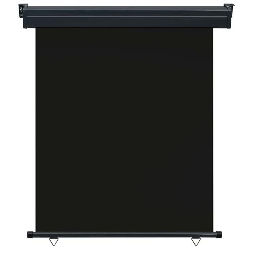 Sidemarkise til altan 140x250 cm sort