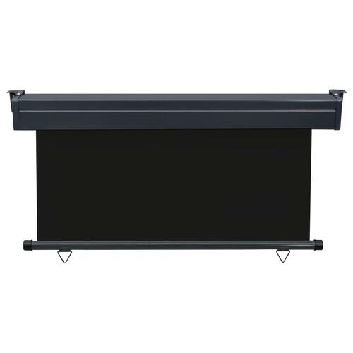 Sidemarkise til altan 140x250 cm sort